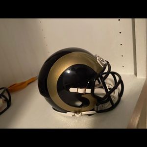 Lsu and rams mini helmet